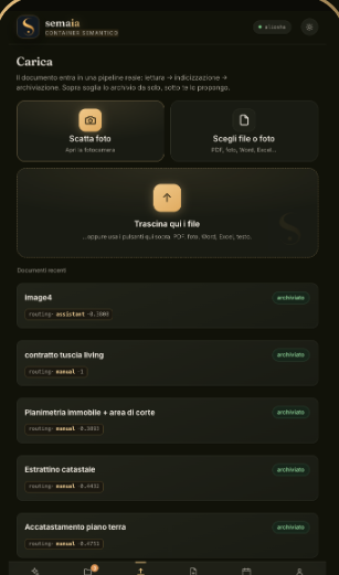 semaia — conversazione con l'assistente